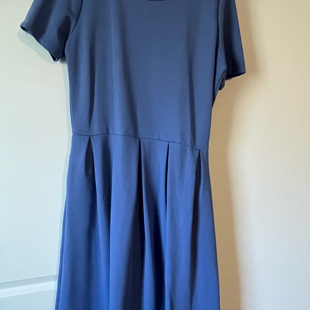 LuLaRoe Blue Amelia Dress